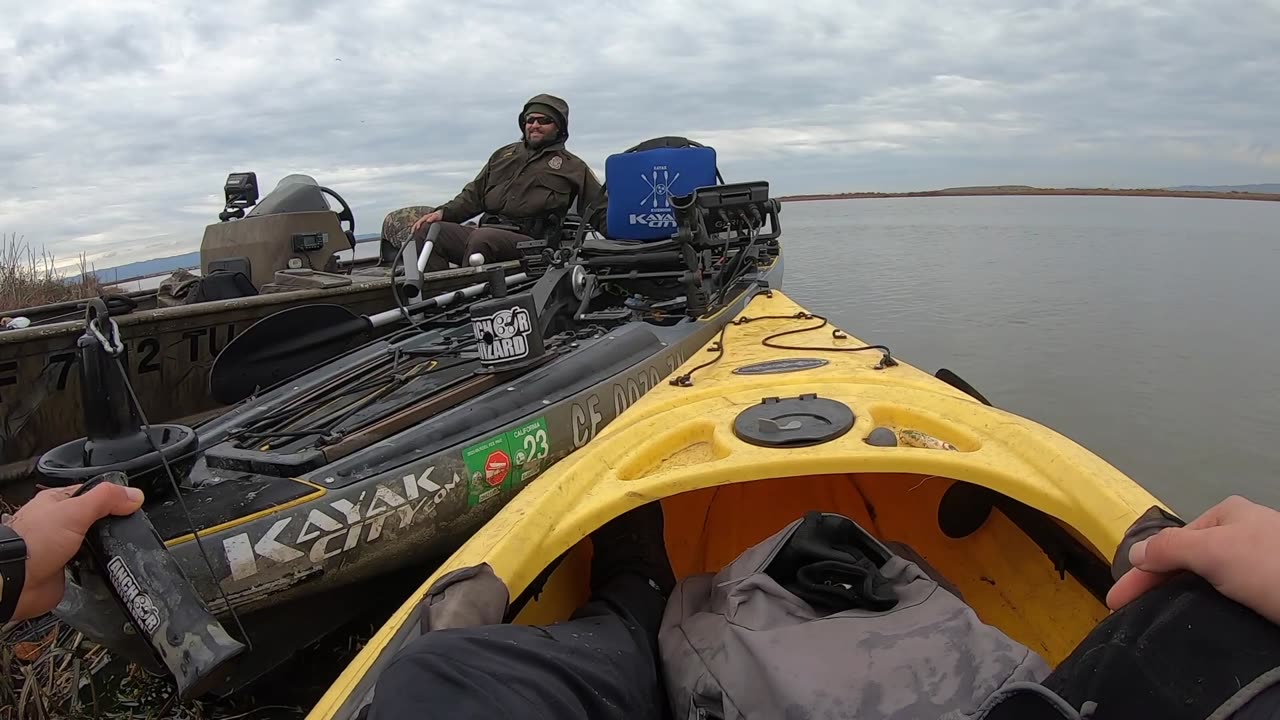 Friend's first kayak Sturgeon. Oversize!