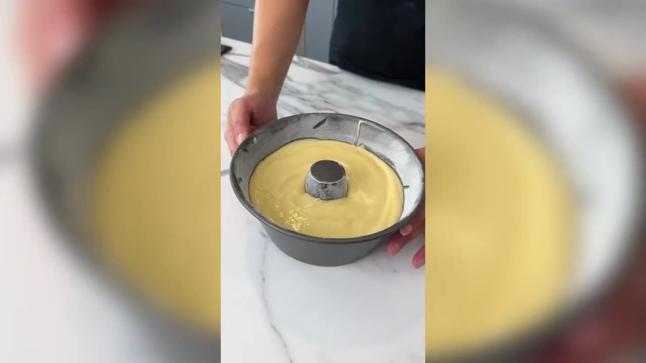 Easy way to make mixed cake at home