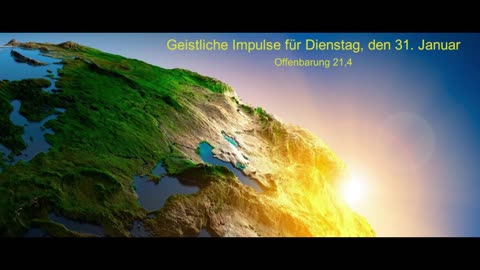 Geistliche Impulse für Dienstag, den 31. Januar