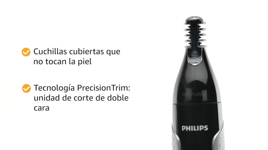 Aparador para nariz, orelhas e sobrancelhas, Nose trimmer Series 3000 da Philips