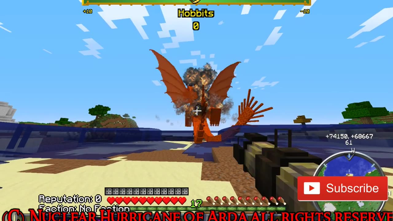 minecraft rulecraft ep 374 nuclear vs king ghidorah