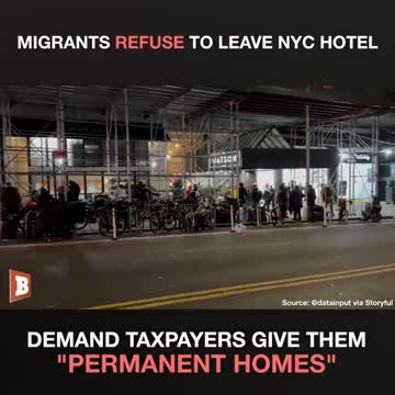 Migrants Refuse To Leave Hotel, Demand Taxpayers Provide ‘Permanent Housing’
