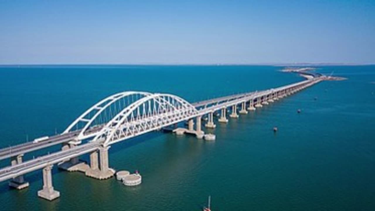 Oil base and plant involved in construction of Crimea bridge hit in Russian territory