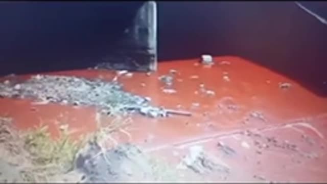 Rivers Are Turning To Blood.. Red.