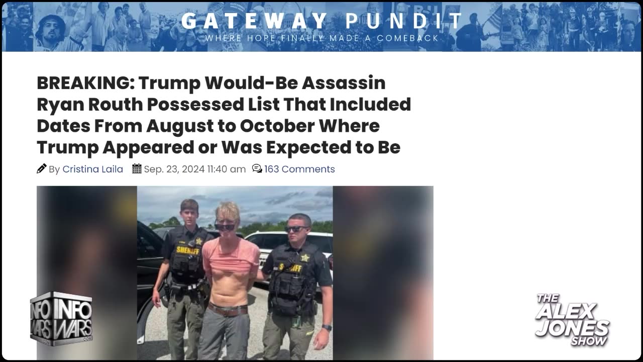 Government Agents Are Leaking Intel To Would Assassins And Offering Bounties To Kill Trump