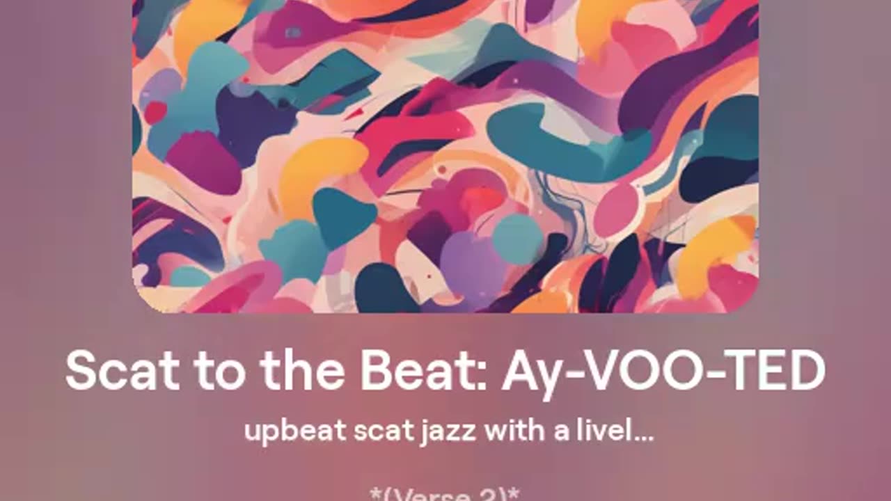 Scat to the Beat_ Ay-VOO-TED v2