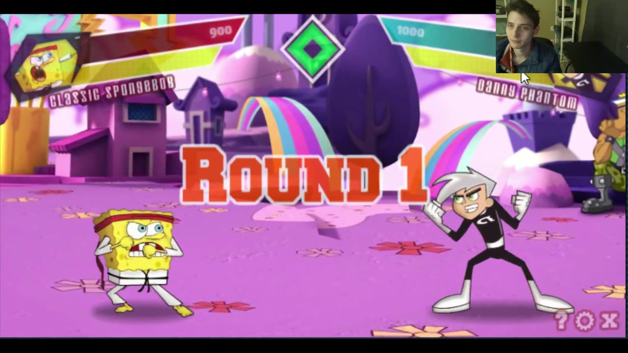 SpongeBob SquarePants VS Danny Phantom In A Nickelodeon Super Brawl Showdown! Battle