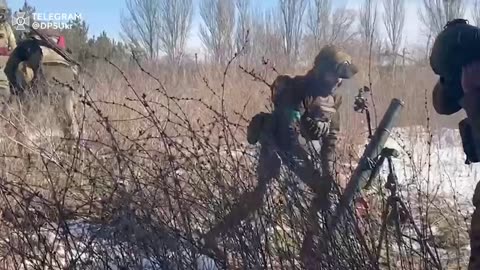 Ukrainian Mortar Unit