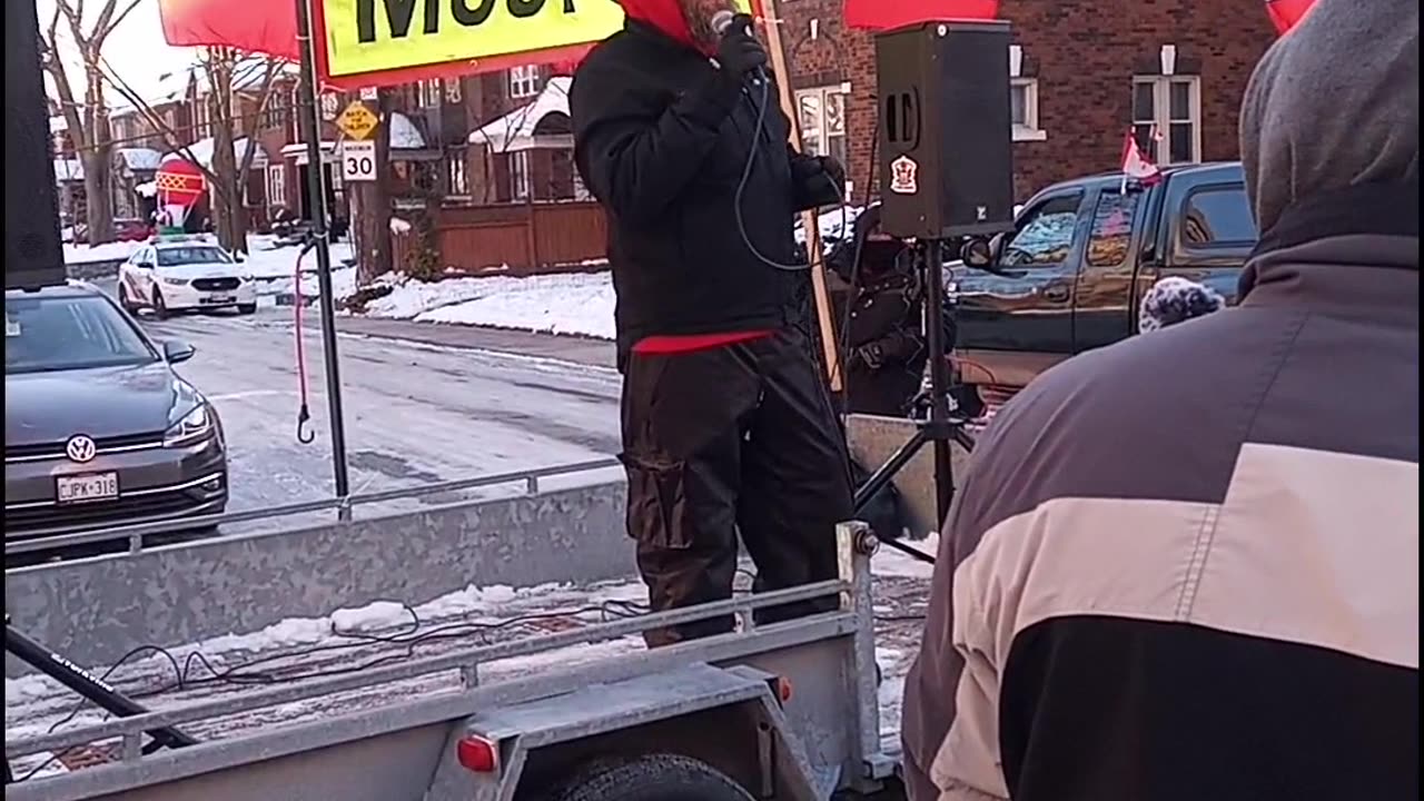 Jordan Peterson Rally 2.0 Toronto with Mr. Freedom aka BestDamnRoofer