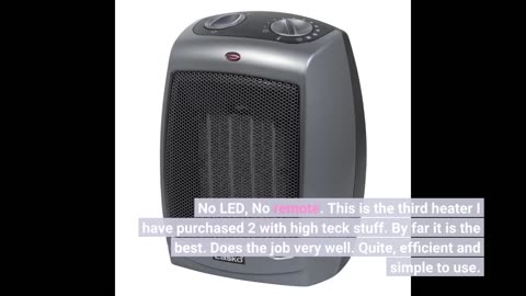 Lasko Electric Ceramic Space #Heater with Tip-Over Safety-Overview