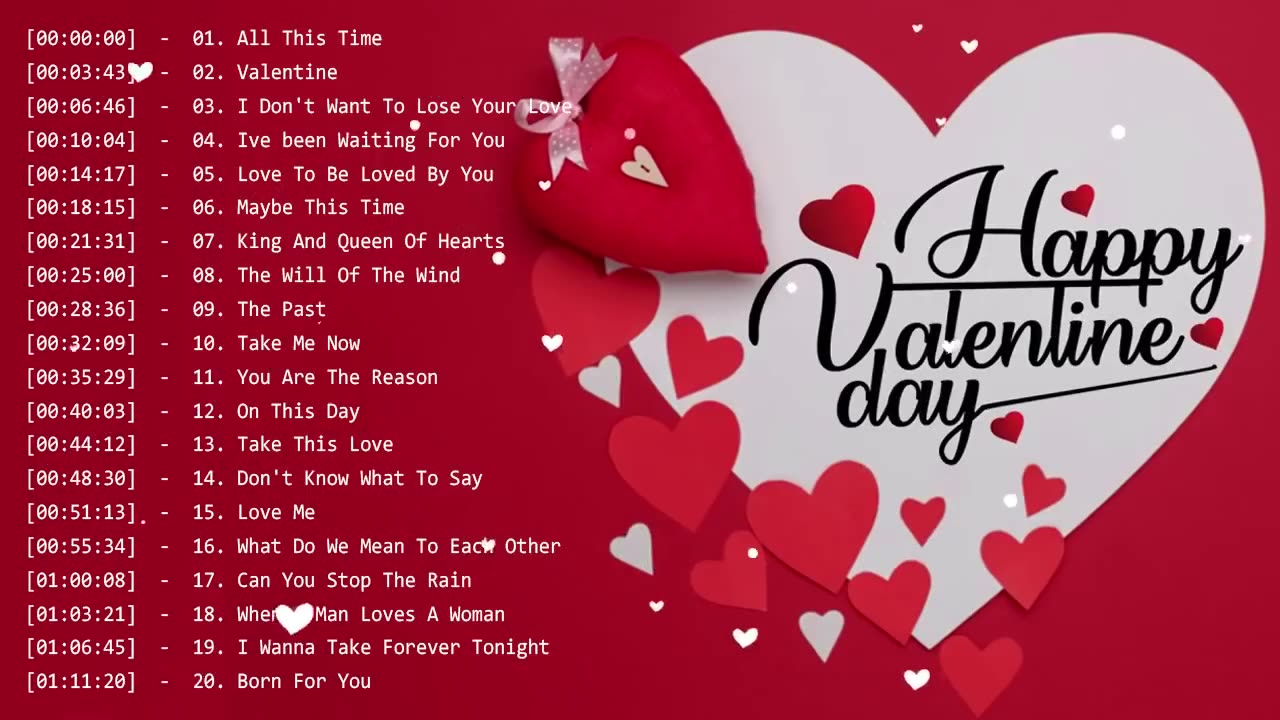 Happy Valentines Love Songs 2022 Jim Brickman David Pomeranz Celine Dion Martina McBride