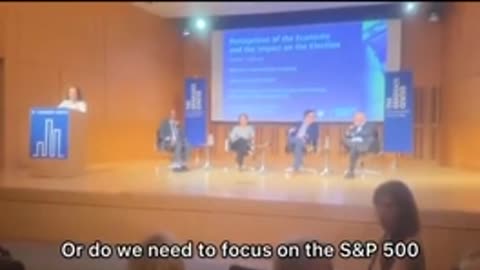 MAN INTERUPTS at a BS economics event and BLOWS THEM OUT OF THE WATER