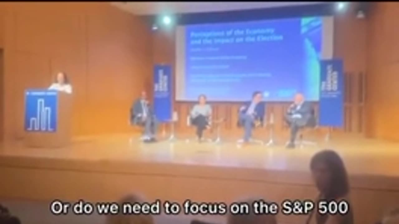 MAN INTERUPTS at a BS economics event and BLOWS THEM OUT OF THE WATER