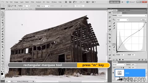 22 Correcting an image with Curves