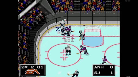 NHL '94 Franchise Mode 1991 Regular Season G41 - TJ (ANA) at Len the Lengend (SJ)