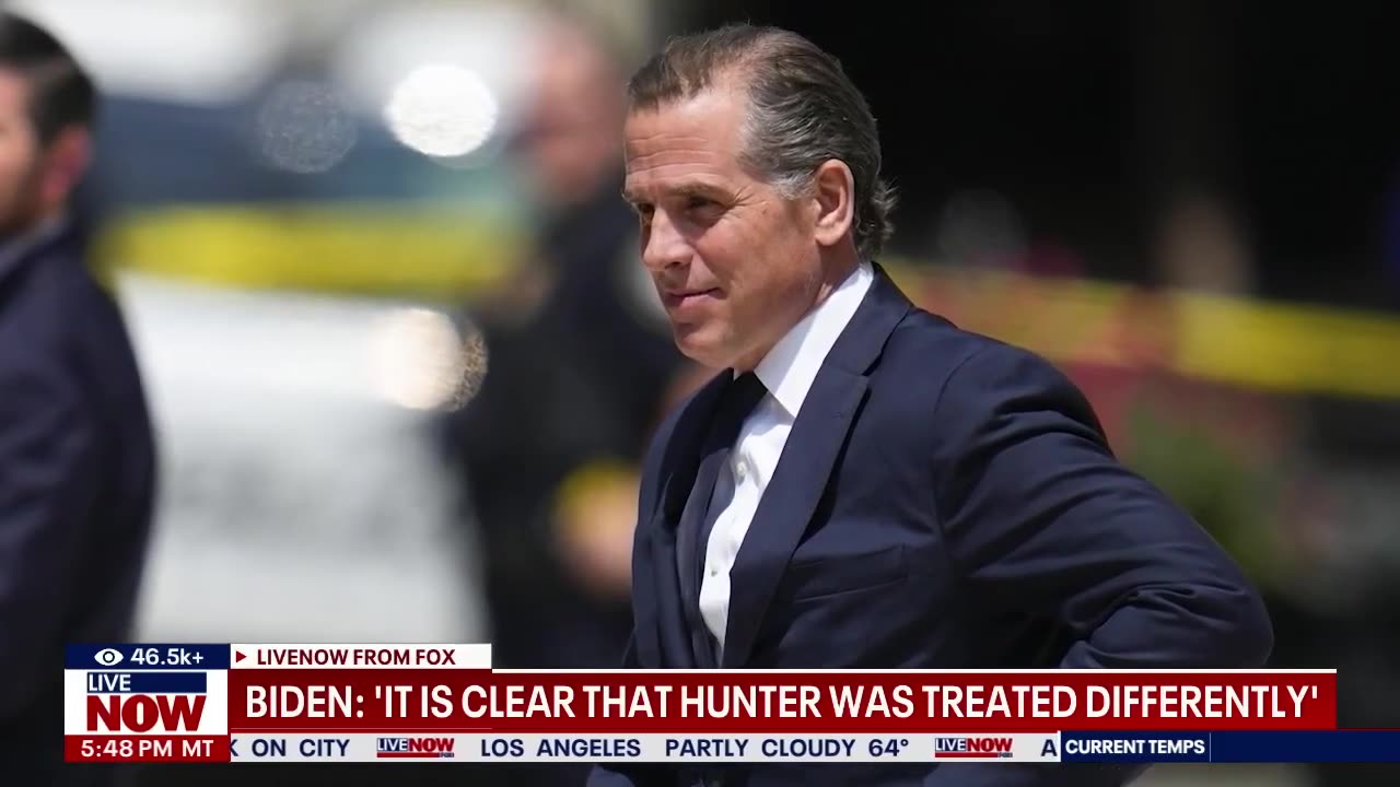 Biden pardons his son Hunter despite saying he wouldn't