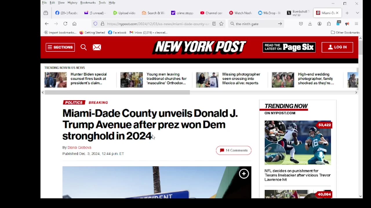 Miami-Dade County unveils Donald J. Trump Avenue after prez won Dem stronghold in 2024