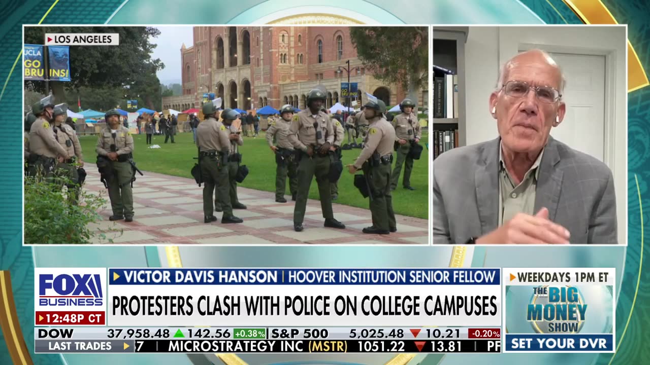 Victor Davis Hanson compares college protests taking place in blue, red states