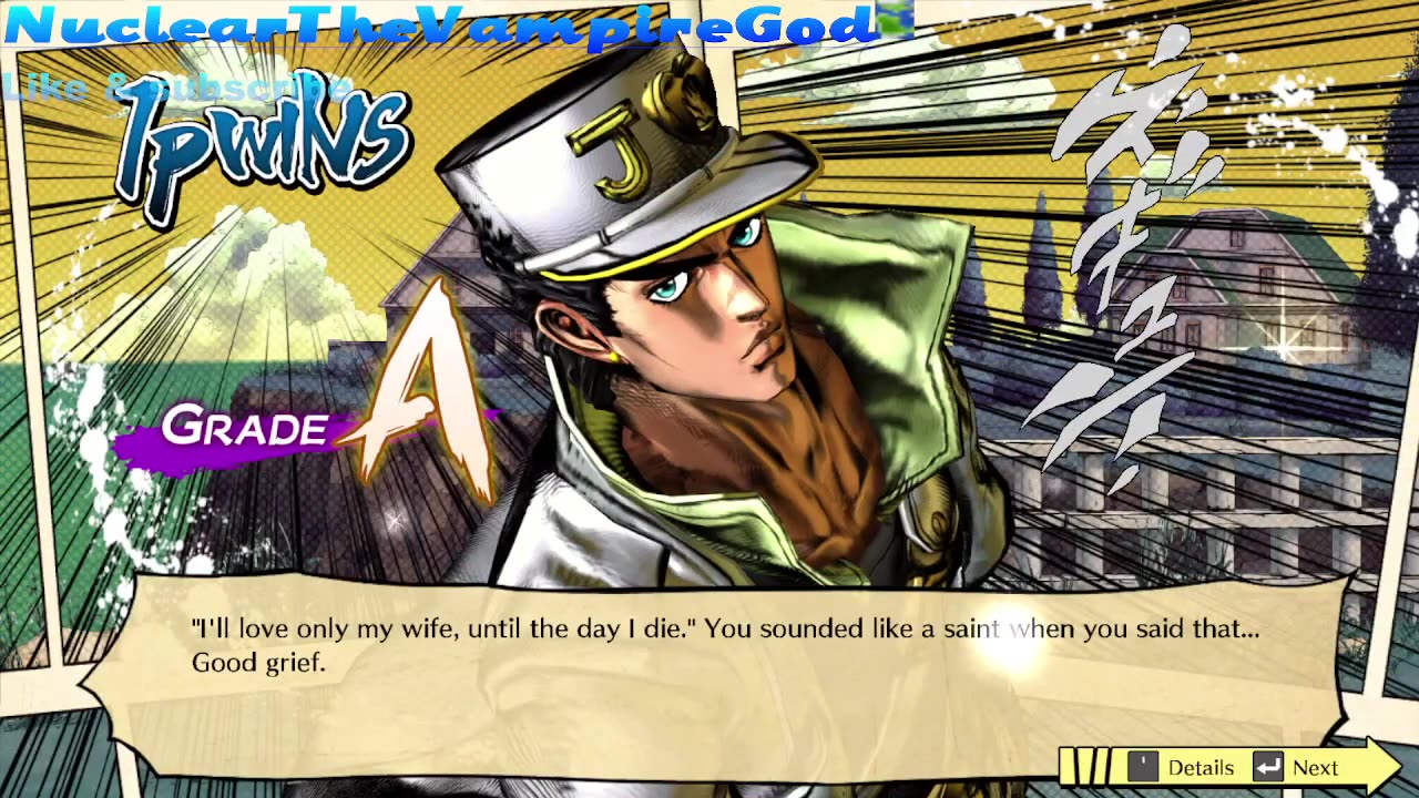 Jotaro kujo vs old joseph joestar