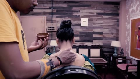 Deep Tissue Gua Sha Shoulder Massage for Relaxation _ Indian Massage