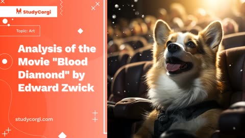 Analysis of the Movie "Blood Diamond" by Edward Zwick - Essay Example