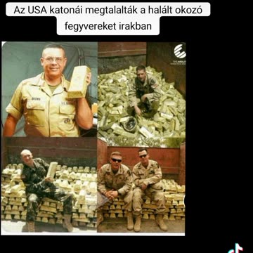 Irak.USA katonák megtalálták a veszélyes fegyvereket