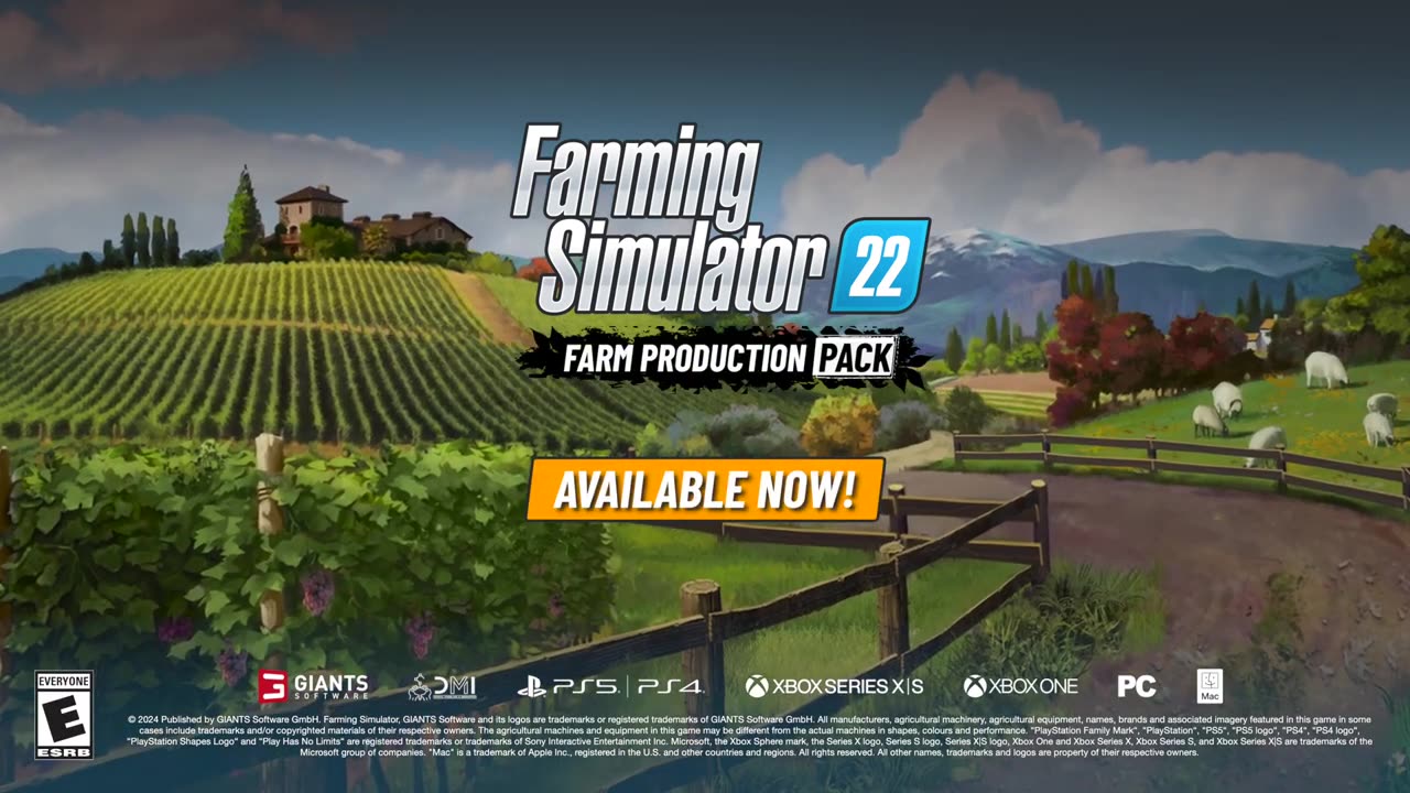 Farming Simulator 22 - Official Farm Production Pack Launch Trailer