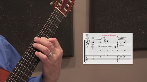 Technique Left-Hand, Part II (slow section). Video #71: m106, Version #3