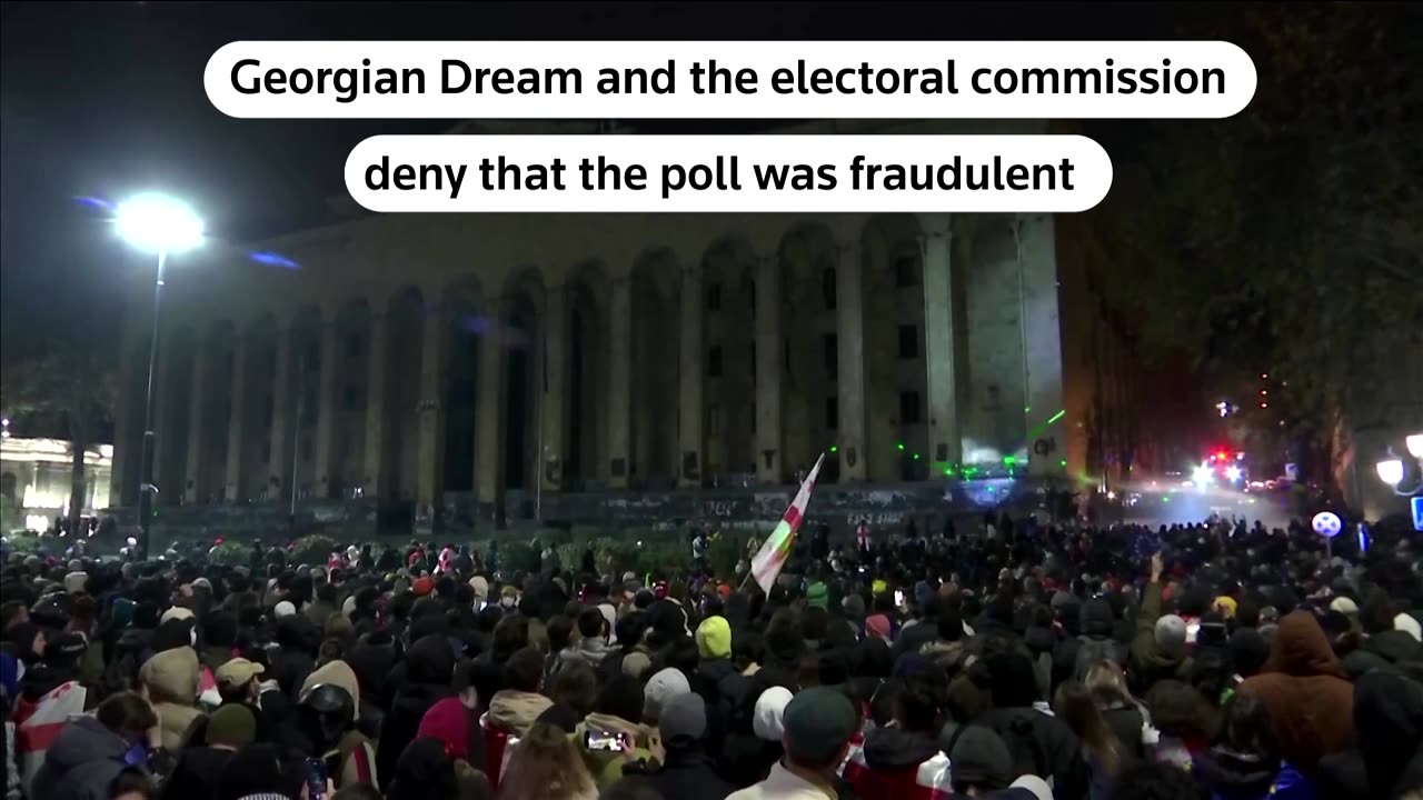 Georgian president says election re-run is way out of crisis