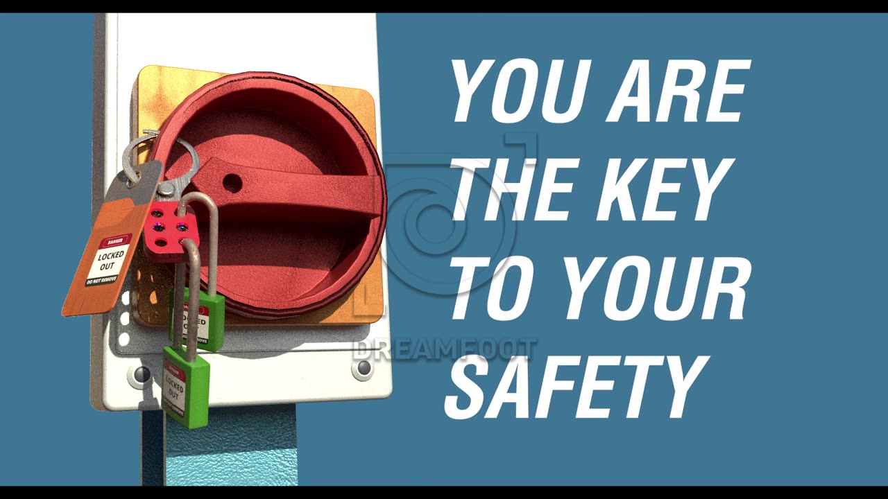 You have the key to your safety _ LOTO safety accident