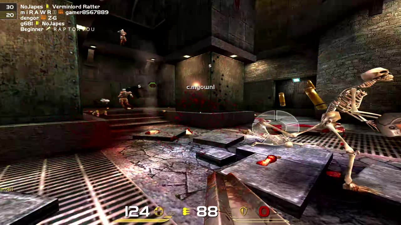 Quake live Gyro gameplay, Controller vs the MnK sweats