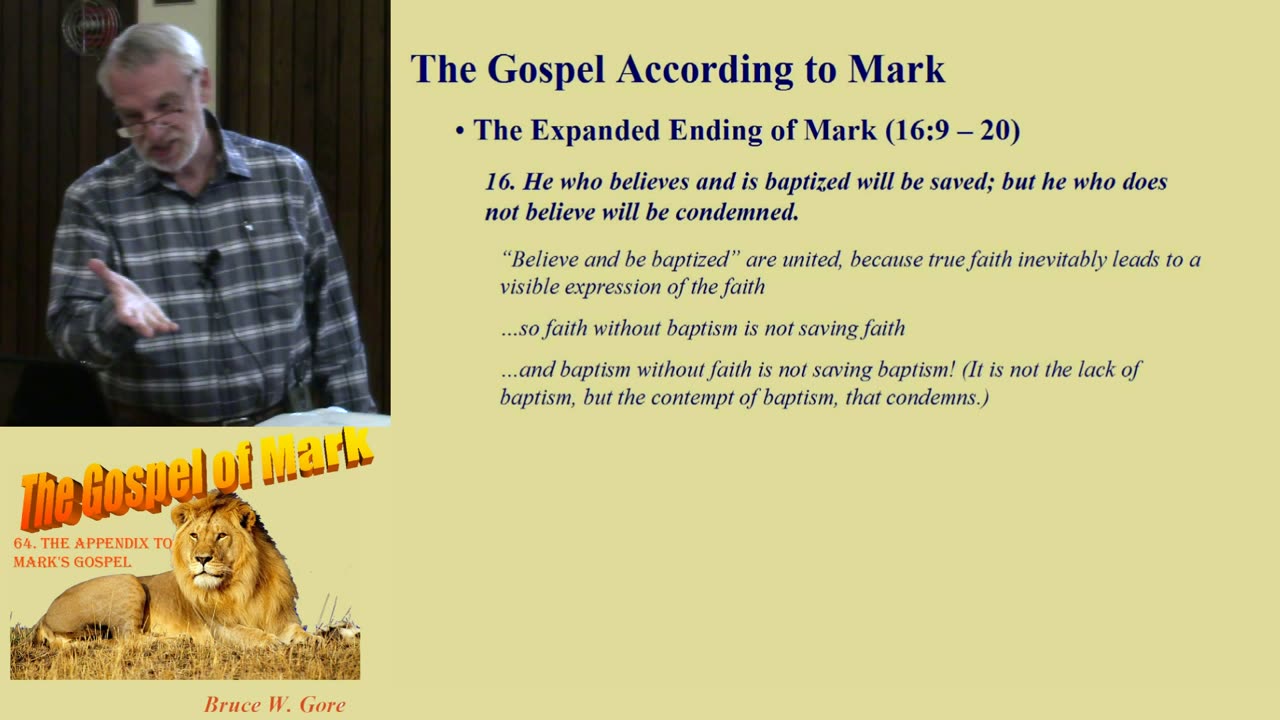 64. Epilogue to Mark's Gospel