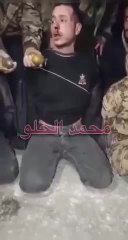 HTS militants captured in Syria