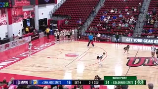 San Jose State with Trans player gets defeated in volleyball championship match with Colorado State