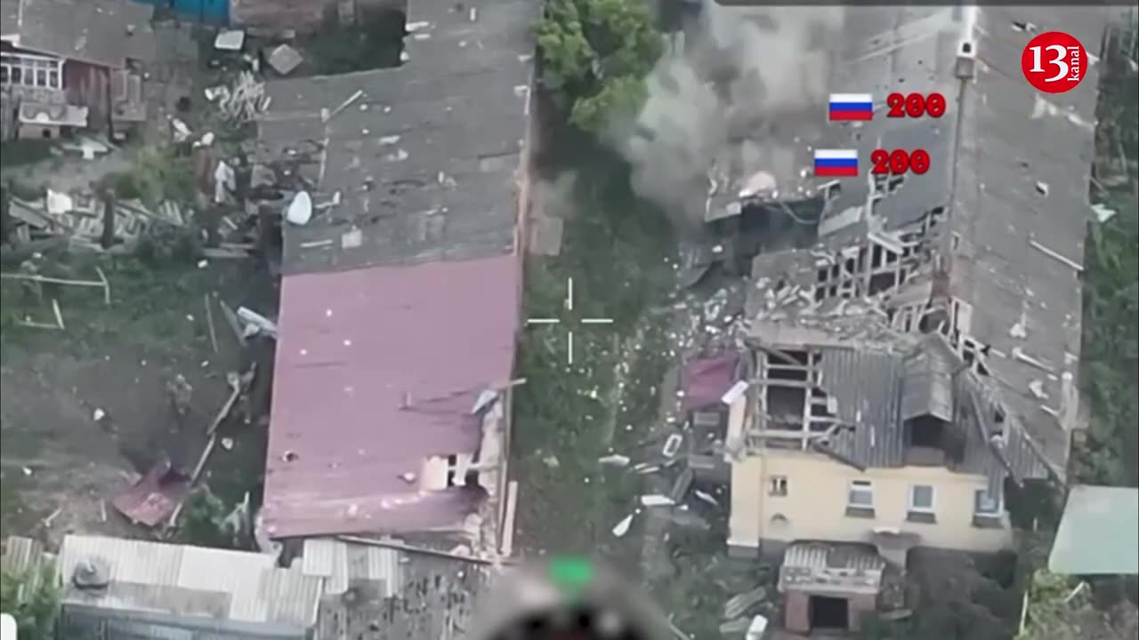 Ukrainian policemen joining the fighting in Kharkiv attacked houses where Russians were hiding