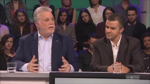 Couillard à tlmep sur les réseaux sociaux