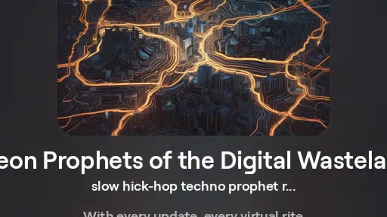 Neon Prophets of the Digital Wasteland