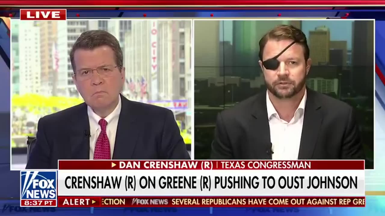 BID FOR ‘ATTENTION’_ Crenshaw on MTG’s effort to oust Johnson
