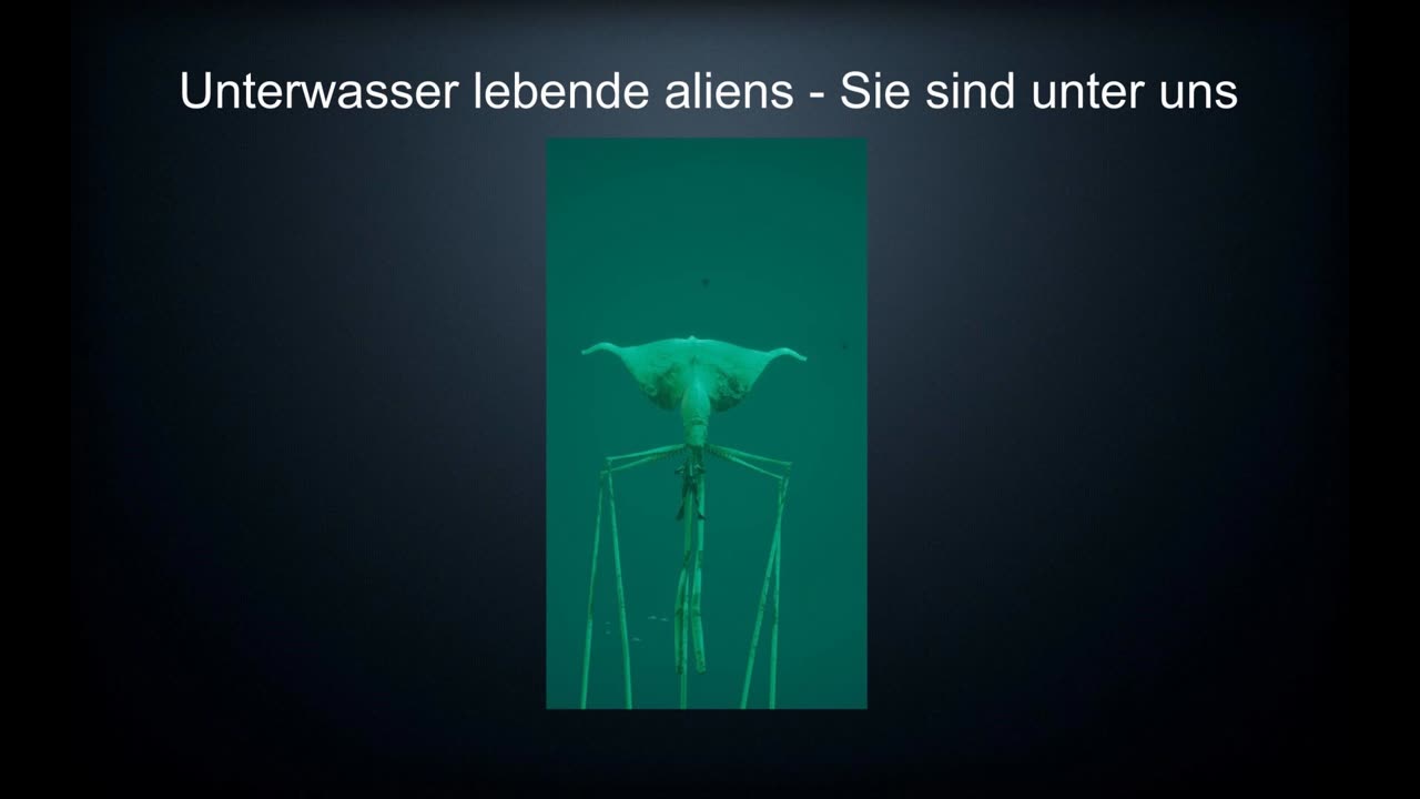 Unterwasser lebende aliens sind unter uns - Taucher in Gefahr