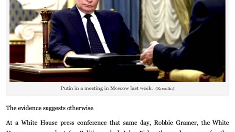 Scott Ritter 72 minutes...