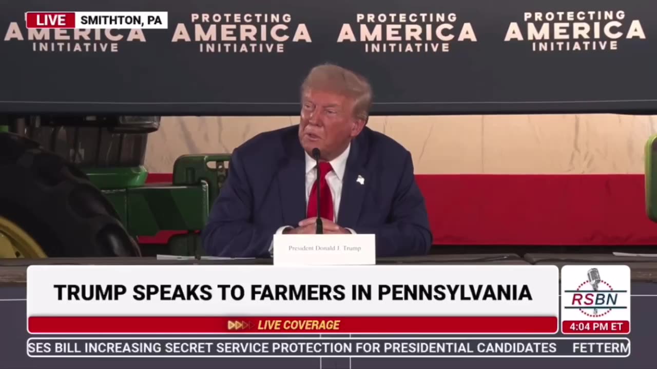 Trump threatens to triple cost of John Deere tractors