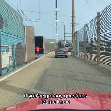 Underground Train From England to France!