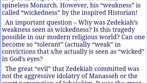 🐑📜*REPENT📜(Zedekiah: Bible History)🦁