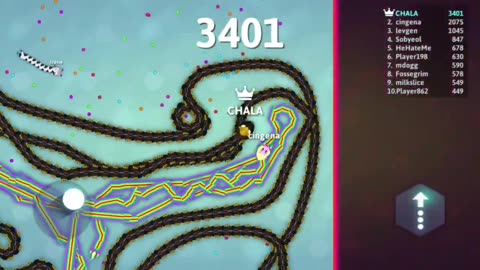 Boss Skin Gameplay.Giant Top 02 Snake Trapped Faile Snake.io Epic Snake.io Gameplay #chala #snake