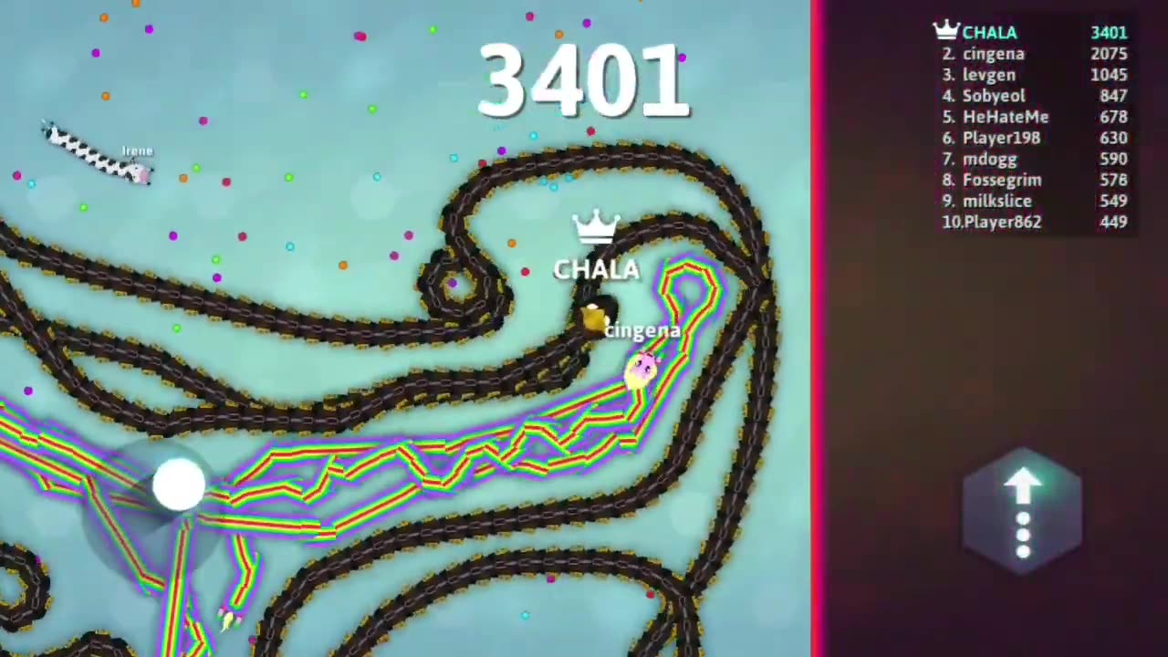 Boss Skin Gameplay.Giant Top 02 Snake Trapped Faile Snake.io Epic Snake.io Gameplay #chala #snake