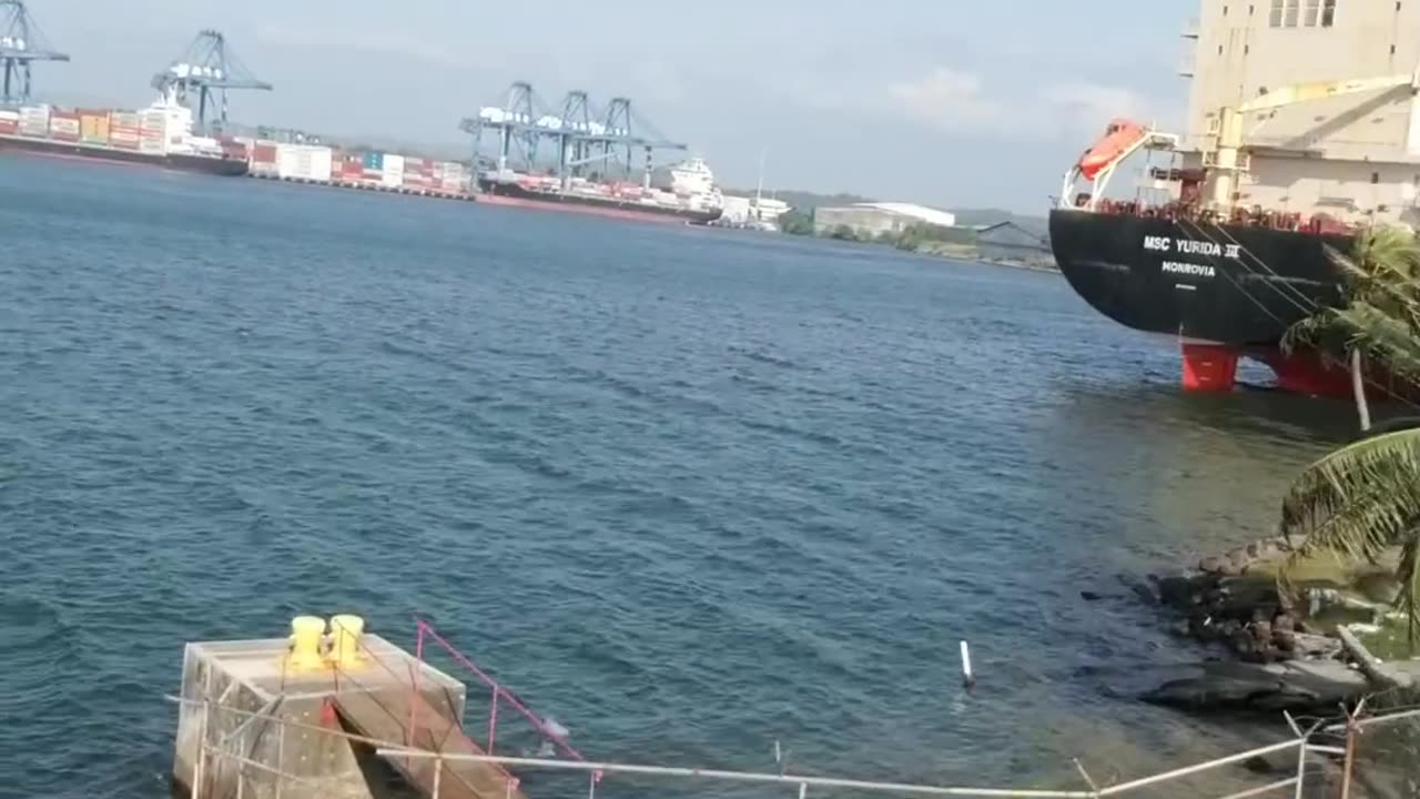 NORTH ENTRANCE OF THE PANAMA CANAL