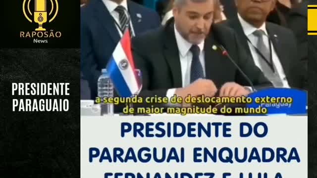 President of Paraguay strongly criticizes the dictatorship in Venezuela for Lula and Fernandes