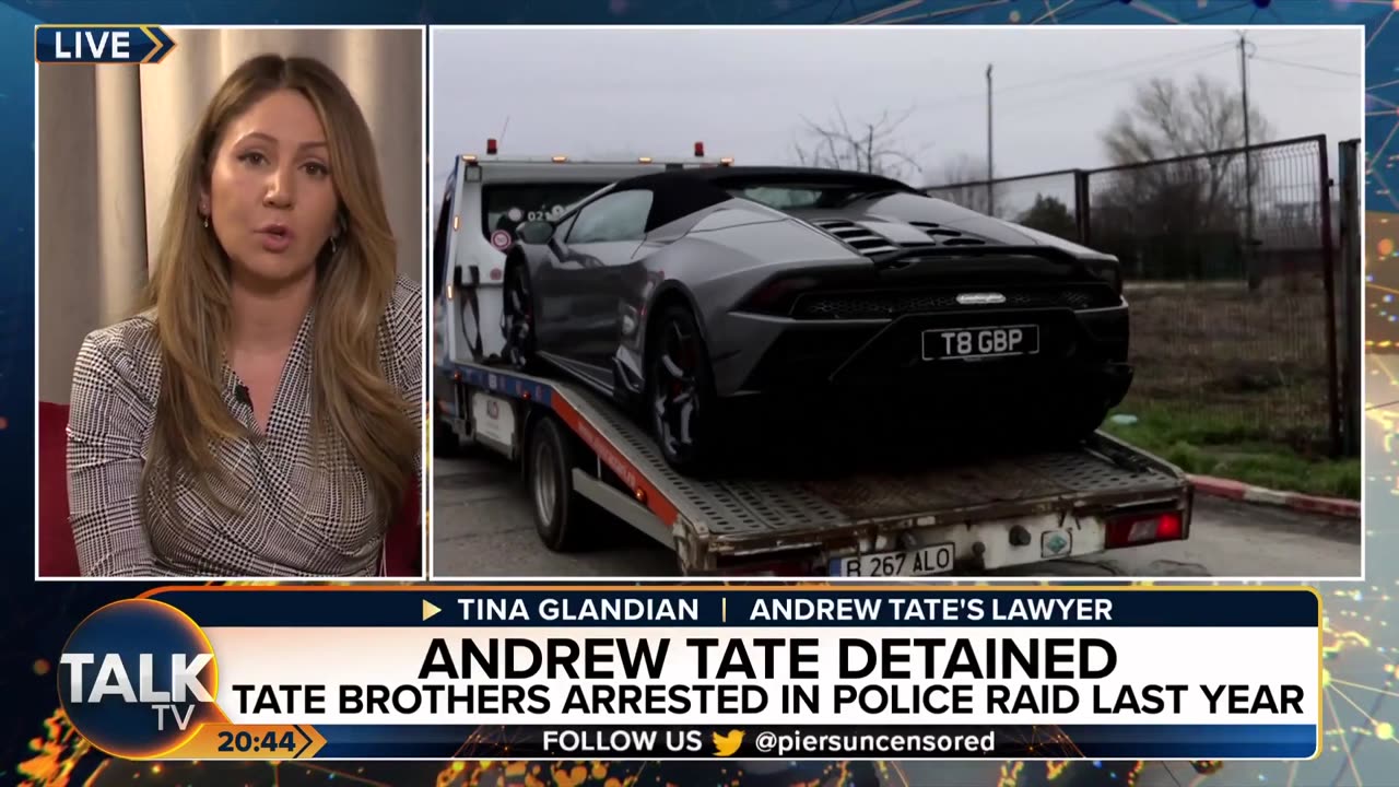 Andrew Tate's Lawyer On His Detainment: "They're Controversial... That's Not A Crime!"