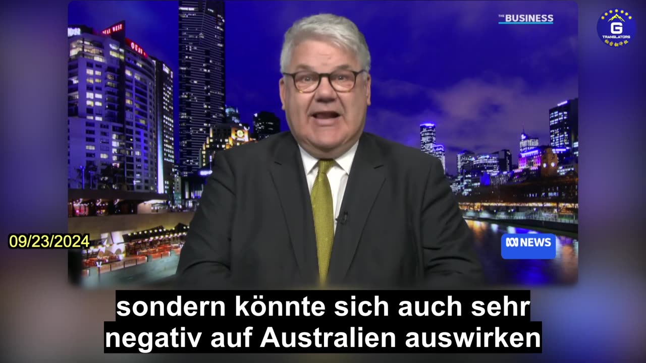 【DE】Chinesische Konjunkturabschwächung ist ein „echtes Problem“ für Australien...