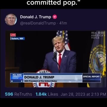 Trump's Speech about Bidens Son